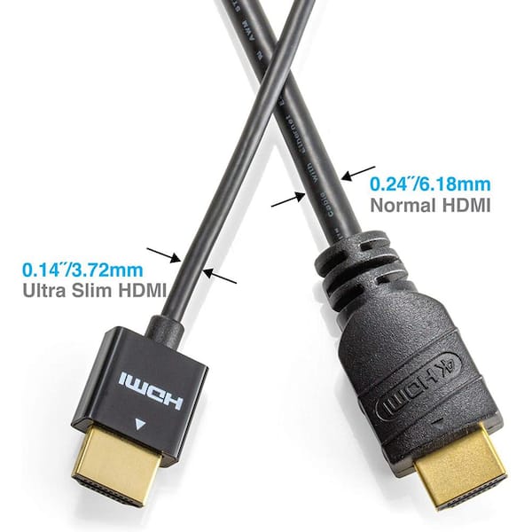 6ft (2m) Premium Certified HDMI 2.0 Cable - High Speed Ultra HD 4K 60Hz  HDMI Cable with Ethernet - HDR10, ARC - TPE Jacket - UHD HDMI Video Cord -  For