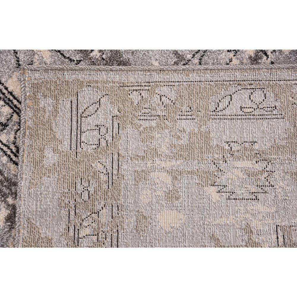 EasyCare Gray Synthetic 8' x 10' Stain-Resistant Area Rug