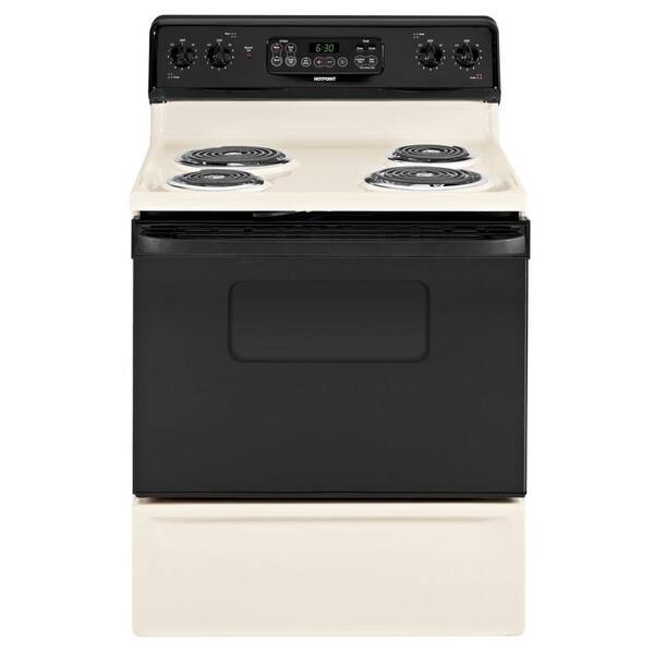 Hotpoint 5.0 cu. ft. Electric Range with Self-Cleaning Oven in Bisque
