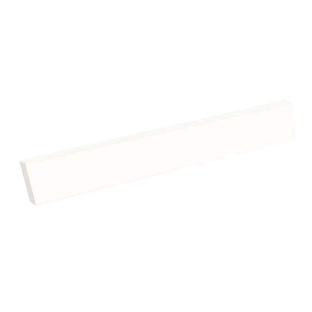 Bisque Solid Surface Vanity Side Splash 22-inch