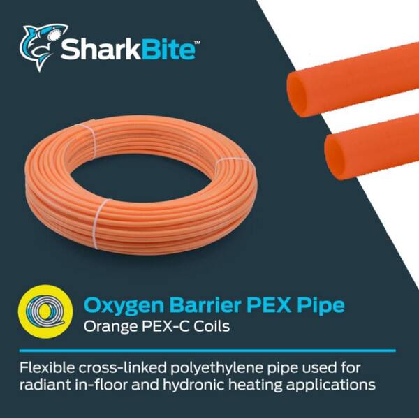 thumbnail image 2 of 3/4-Inch Oxygen Barrier PEX-B Tubing, 100 Feet - For Radiant Floor Heating Systems 2 of 11