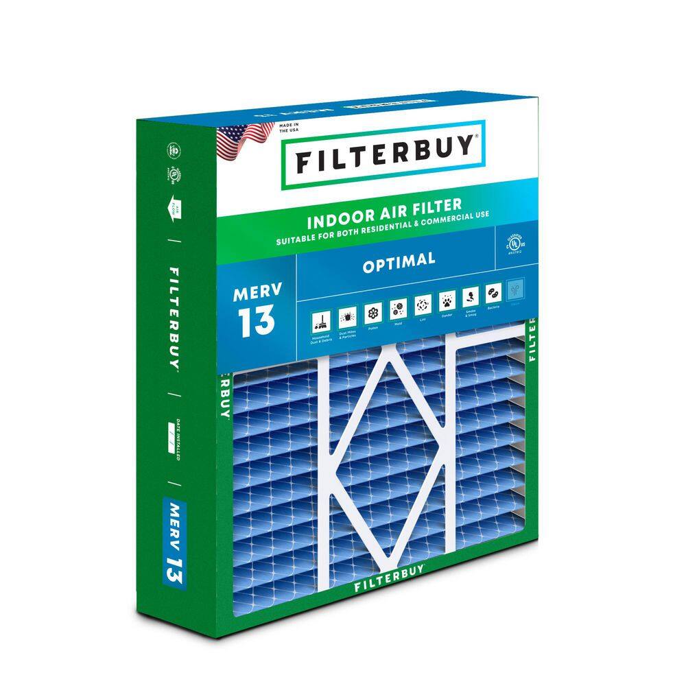 19 in. x 20 in. x 5 in. MERV 13 (FPR 10) Health Defense Pleated HVAC AC Furnace Air Filters for Carrier & More (1-Pack) price history on PriceWatchPro