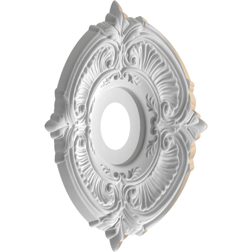 Attica 16" Smokey Beige Thermoformed PVC Ceiling Medallion