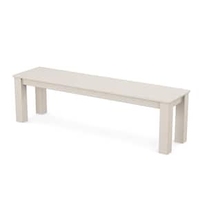 Parsons Sand Castle HDPE Plastic Outdoor 60 in. Bench