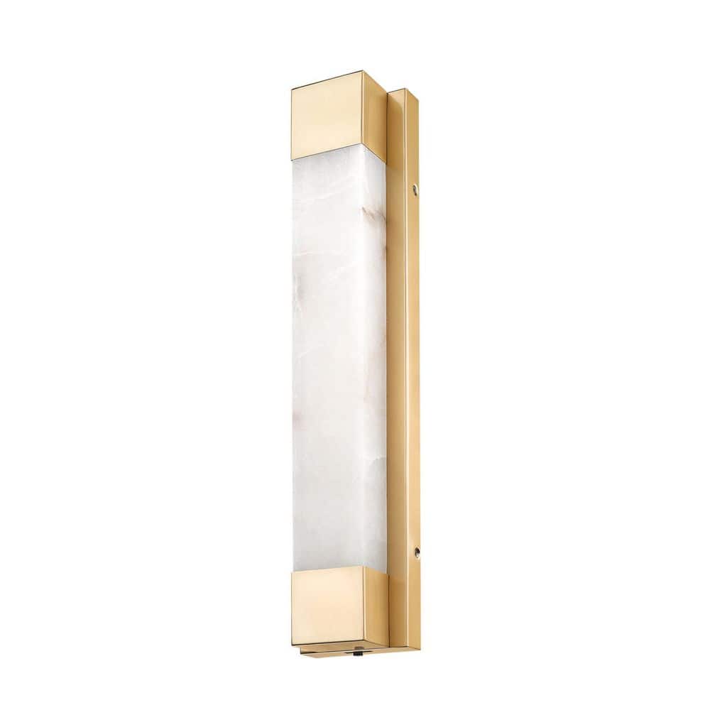 Cloud Stone 24 in. 1 Light Gold LED Vanity Light Bar with Natural Spanish Marble and 5CCT Dimmable Feature price history on PriceWatchPro