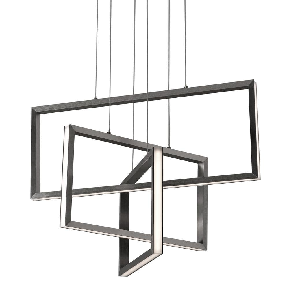 Cole 125-Watt Integrated LED Satin Nickel Pendant With White Acrylic Shade price history on PriceWatchPro