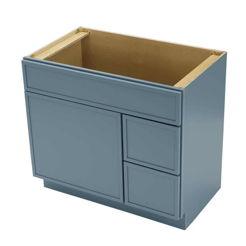 Sea Green 36" Single Freestanding Bathroom Vanity Base