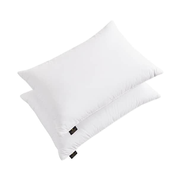 A1hc Organic Cotton Pillow Insert, 95% Feather 5% Down, White,Set of 2 - 24x24