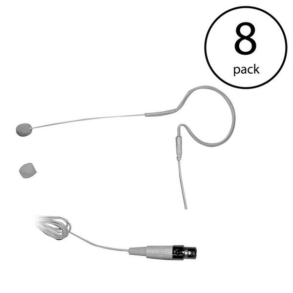 Pyle In-Ear XLR Omni-Directional Microphone for Shure System (8-Pack)