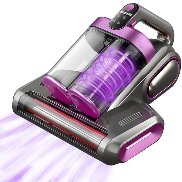 Bagless Cordless HEPA Filter Handheld Vacuum for Mattress, Bed, Sofa, Upholstery in Purple, 1 Piece