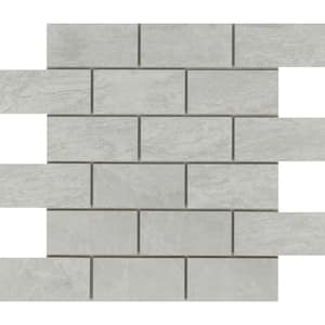 Reserva Alto 12.64 in. x 12.64 in. Geometric Matte Porcelain Mosaic Tile (1.109 sq. ft./Each, Sold in Case of 9 Pieces)