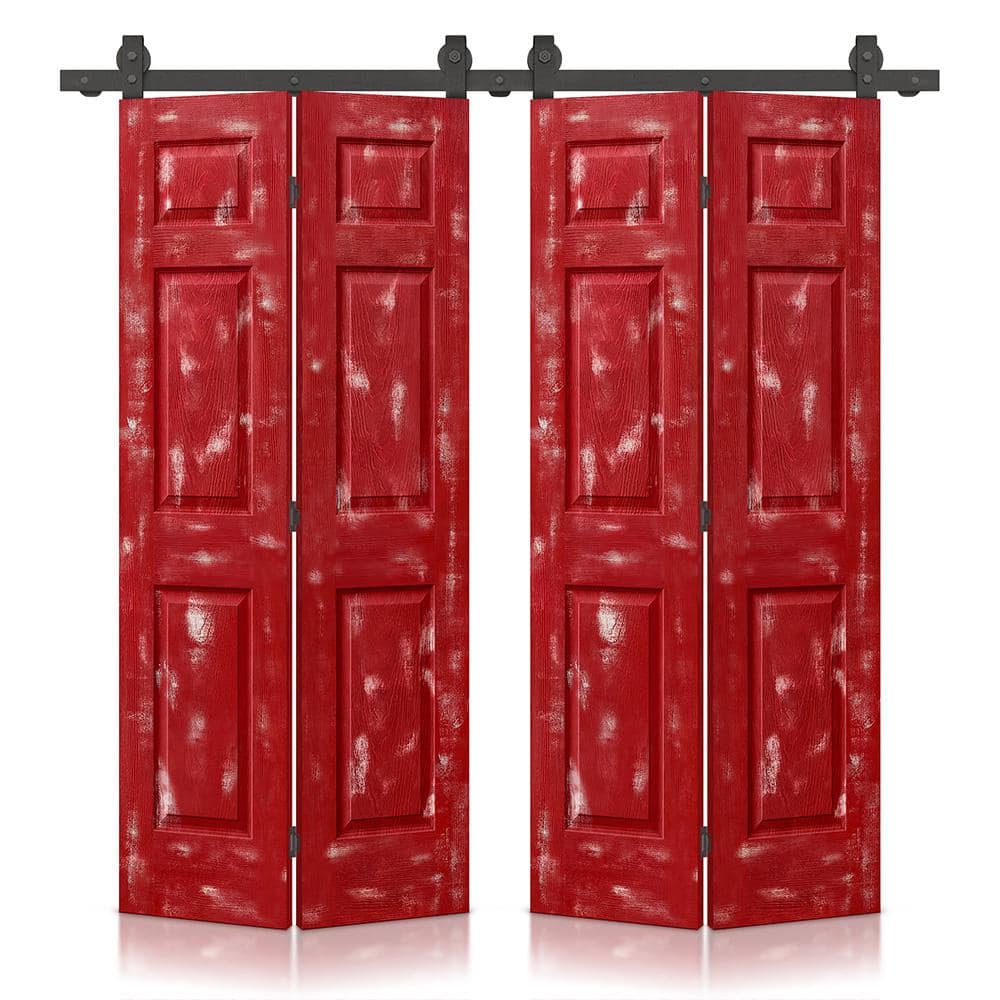 calhome-72-in-x-80-in-hollow-core-vintage-red-stain-6-panel-mdf