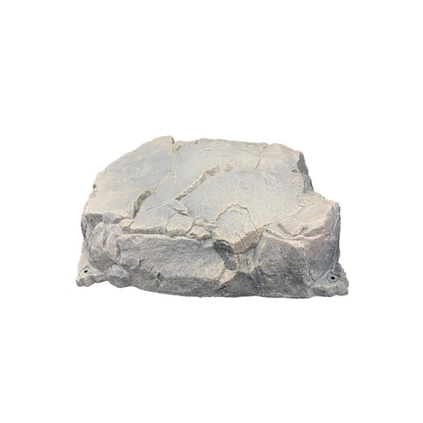 Dekorra 36 in. L x 36 in. W x 9 in. H Flat Plastic Cover in Gray