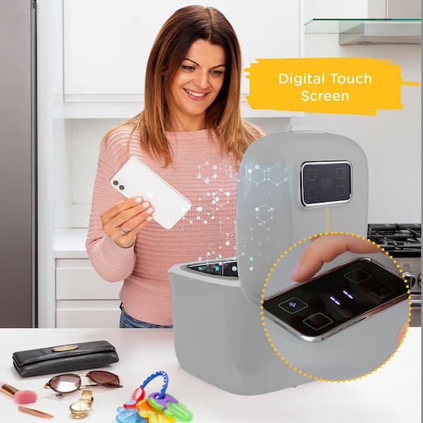 EVLA'S UV Light Sanitizer and Dryer, Grey EV-UV-QHQX - The Home Depot