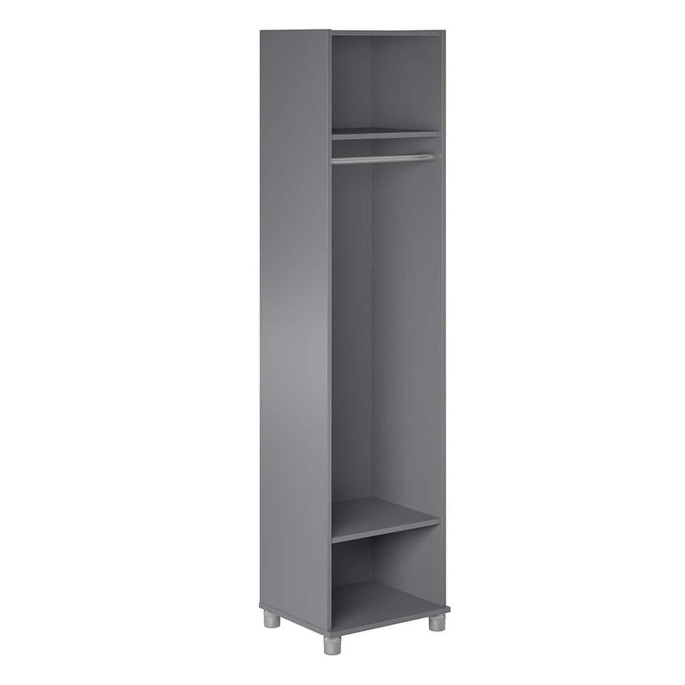 Colwyn 18 in. W x 74 in. H x 15 in. D Freestanding Cabinet in Graphite Gray price history on PriceWatchPro