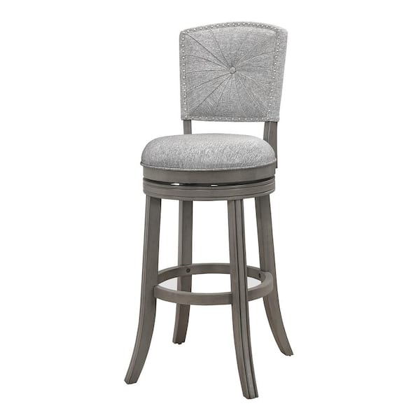 Hillsdale Furniture Santa Clara II 26 in. Antique Gray and Ash Counter Stool
