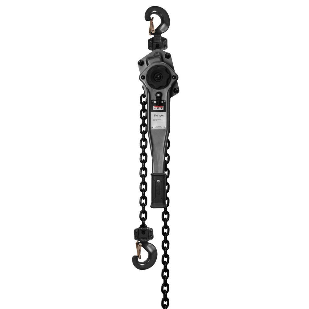 Jet JLP150A5SH 11/2Ton 5 ft. Lift Lever Hoist and Shipyard Hooks