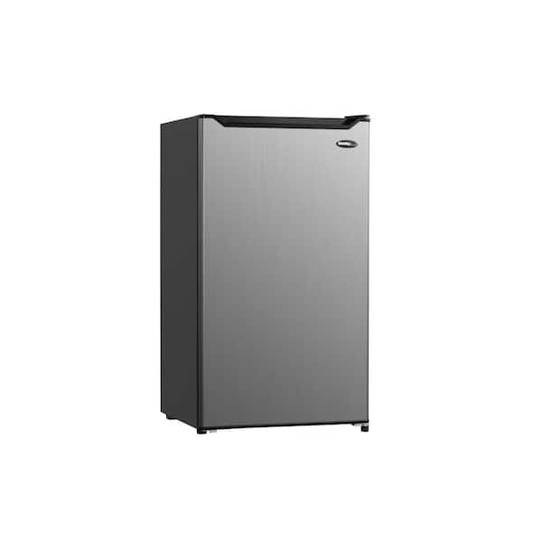 Danby 3 3 Cu Ft Mini Fridge In Stainless Steel With Freezer Dcr033b1slm 6 The Home Depot