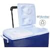 Rubbermaid 75 Qt. Blue Wheeled Cooler FG2C0902MODBL - The Home Depot