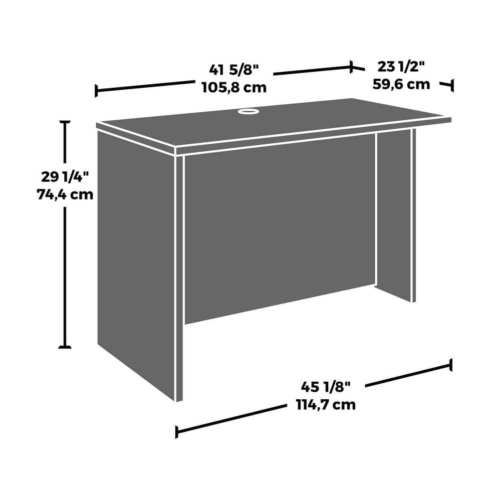 Noble Elm Executive Corner Desk with Melamine Top