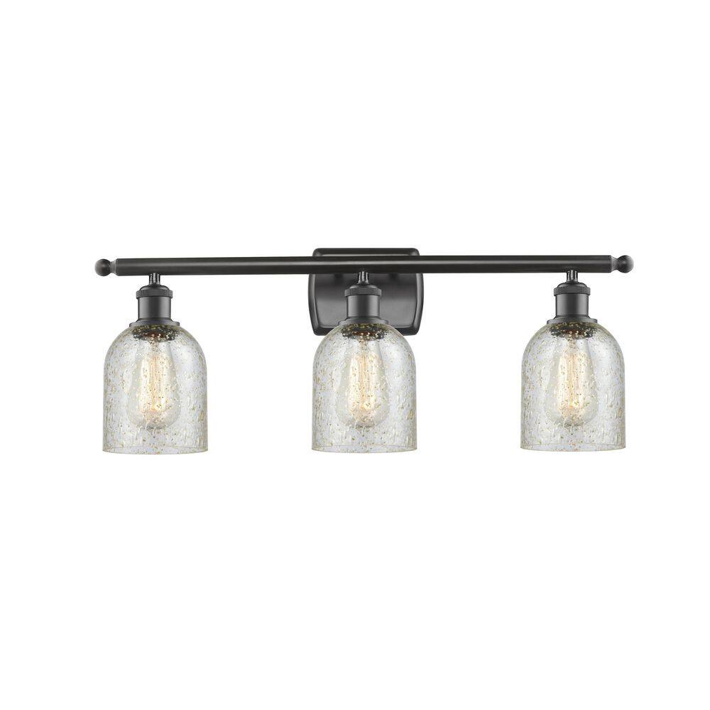 Caledonia 26 in. 3-Light Oil Rubbed Bronze Vanity Light with Glass Shade price history on PriceWatchPro