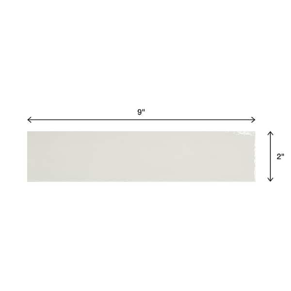 Daltile Remedy Elixir 2 in. x 10 in. Glossy Porcelain Subway Wall