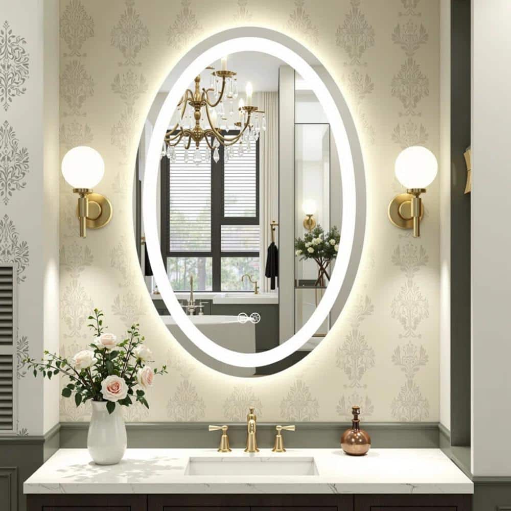 UL Certified Oval LED Wall Mirror price history on PriceWatchPro
