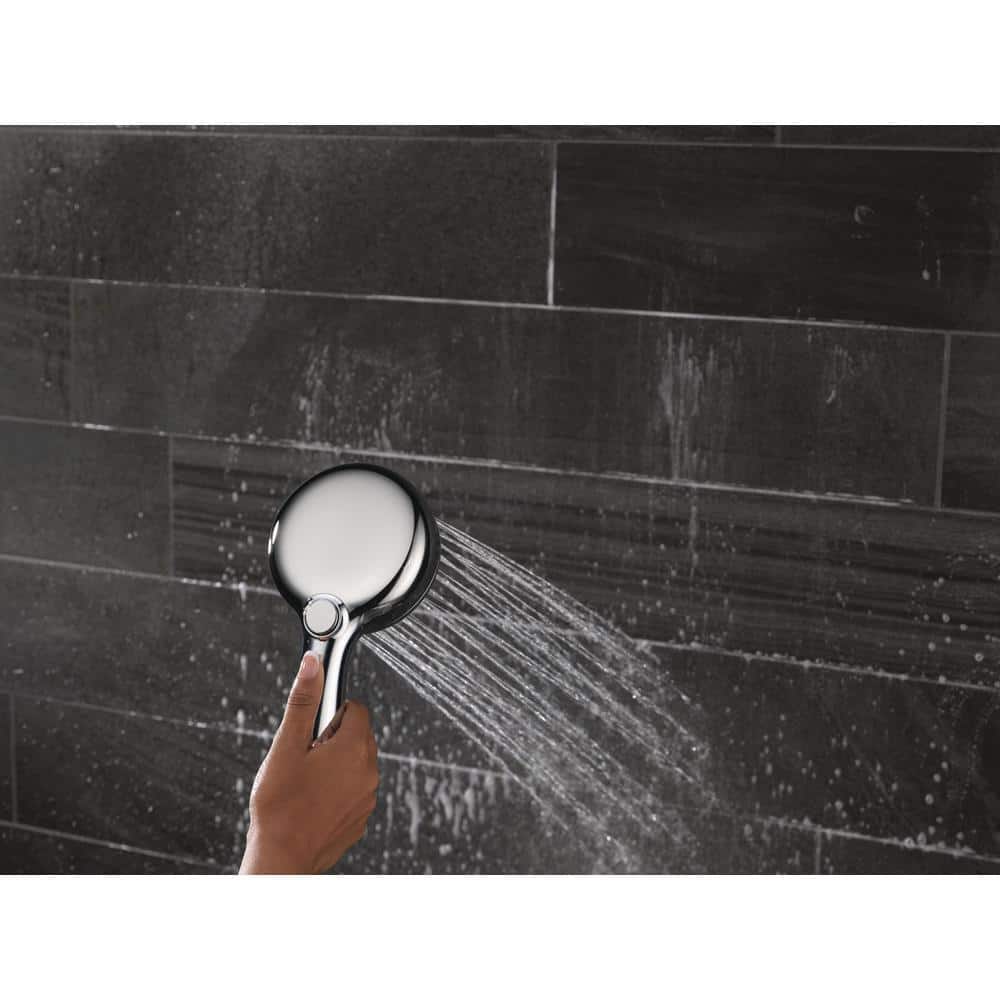 Lumicoat Chrome Adjustable Multi-Head Handheld Shower System