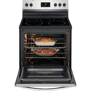 30 in. 5.3 cu. ft. Rear Control Electric Range in Stainless Steel