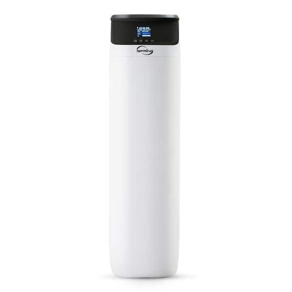 ISPRING 50,000 Grain Compact Elite Series Whole House Water Softener with Digital Control, 1 in. and 3/4 in. NPT Connectors