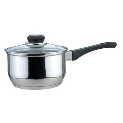 1 qt. Stainless Steel Sauce Pan with Glass Lid