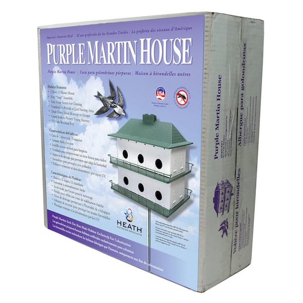 Purple Martin Kit Perch Garden Wildlife Plastic 