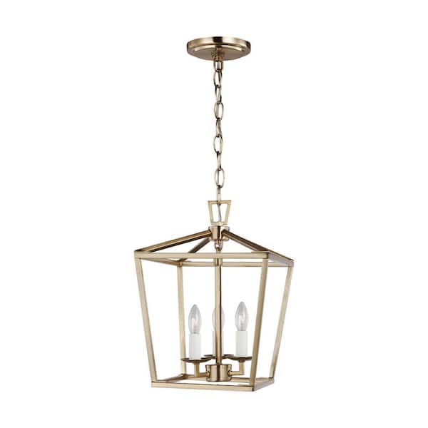 Generation Lighting Dianna 3-Light Satin Brass Hanging Mini Pendant