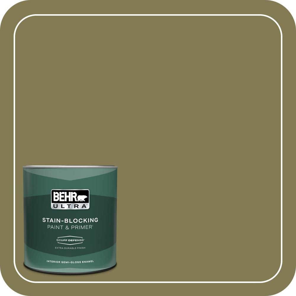 1 qt. Home Decorators Collection #HDC-AC-16A Fern Grove Extra Durable Semi-Gloss Enamel Interior Paint & Primer price history on PriceWatchPro