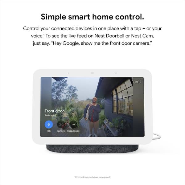 Google Nest Hub (2nd Gen) Smart Display - Charcoal : Target
