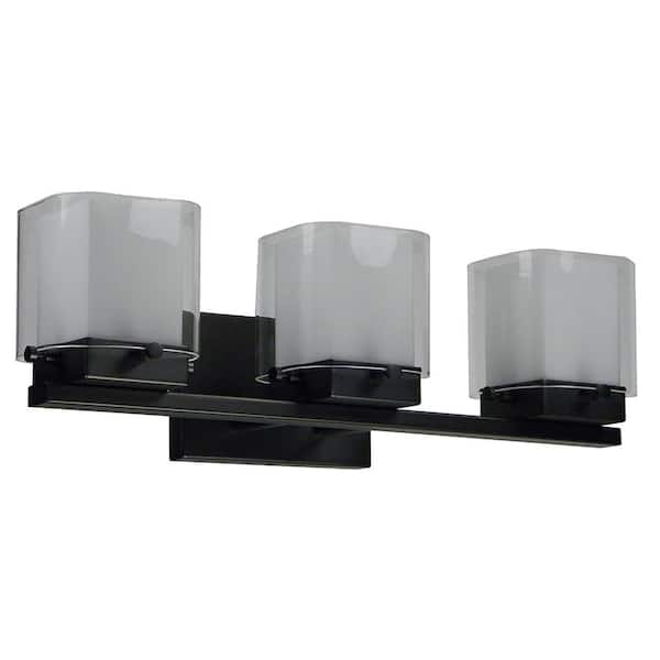 Filament Design 3-Light Old Silver Bath Light