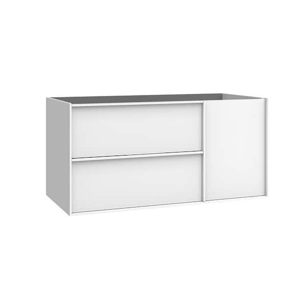 Palma 38.9 in. Bath Vanity Cabinet without Top in Matte White Assembled