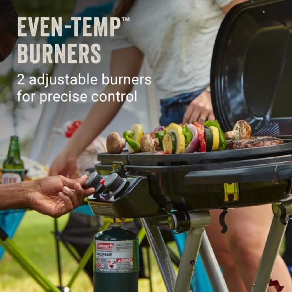 Coleman Black Portable Propane Gas Camping Grill