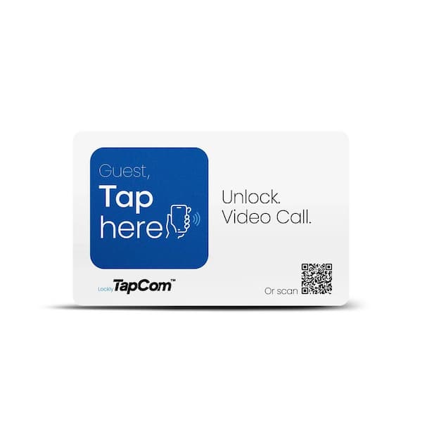 TapCom App-Free Smart Video Intercom with Guest Access, Works with Major Brand Smart Locks