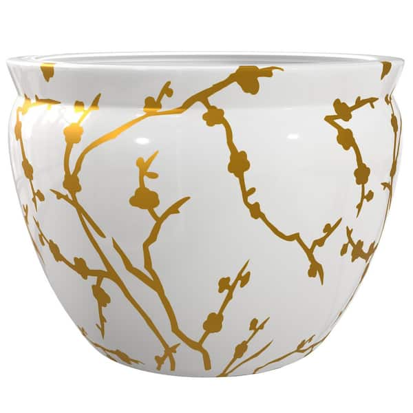 12 in. Gold Branches Fishbowl