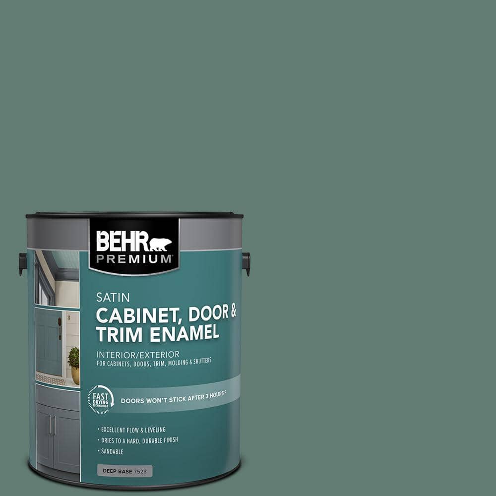 1 gal. #S430-6 Forest Edge Satin Enamel Interior/Exterior Cabinet, Door & Trim Paint price history on PriceWatchPro