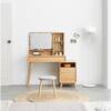 Harper & Bright 2-Piece Oak Wood Vanity Set with Mirror