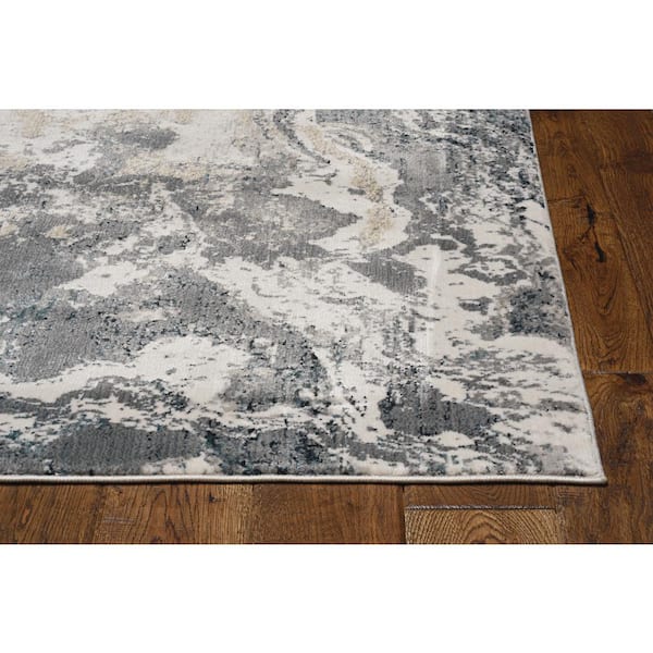 Kas Oriental Rugs Inspire Expressions 3'3 x 4'7 Grey Area Rug