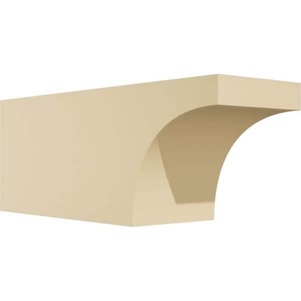 Ekena Millwork Standard Huntington 5 in. W x 6 in. H x 16 in. D Signature Urethane Rafter Tail Outlooker