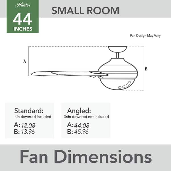 Casablanca Wisp 44 in. LED Indoor Fresh White Ceiling Fan with 