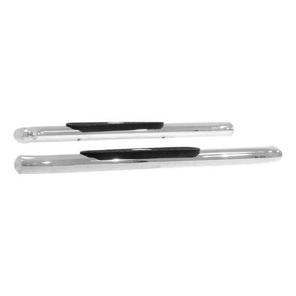 2500 GMC Sierra 1500 3500 HD Select Chevrolet Silverado ARIES S224048-2 4-Inch Oval Polished Stainless Steel Nerf Bars 