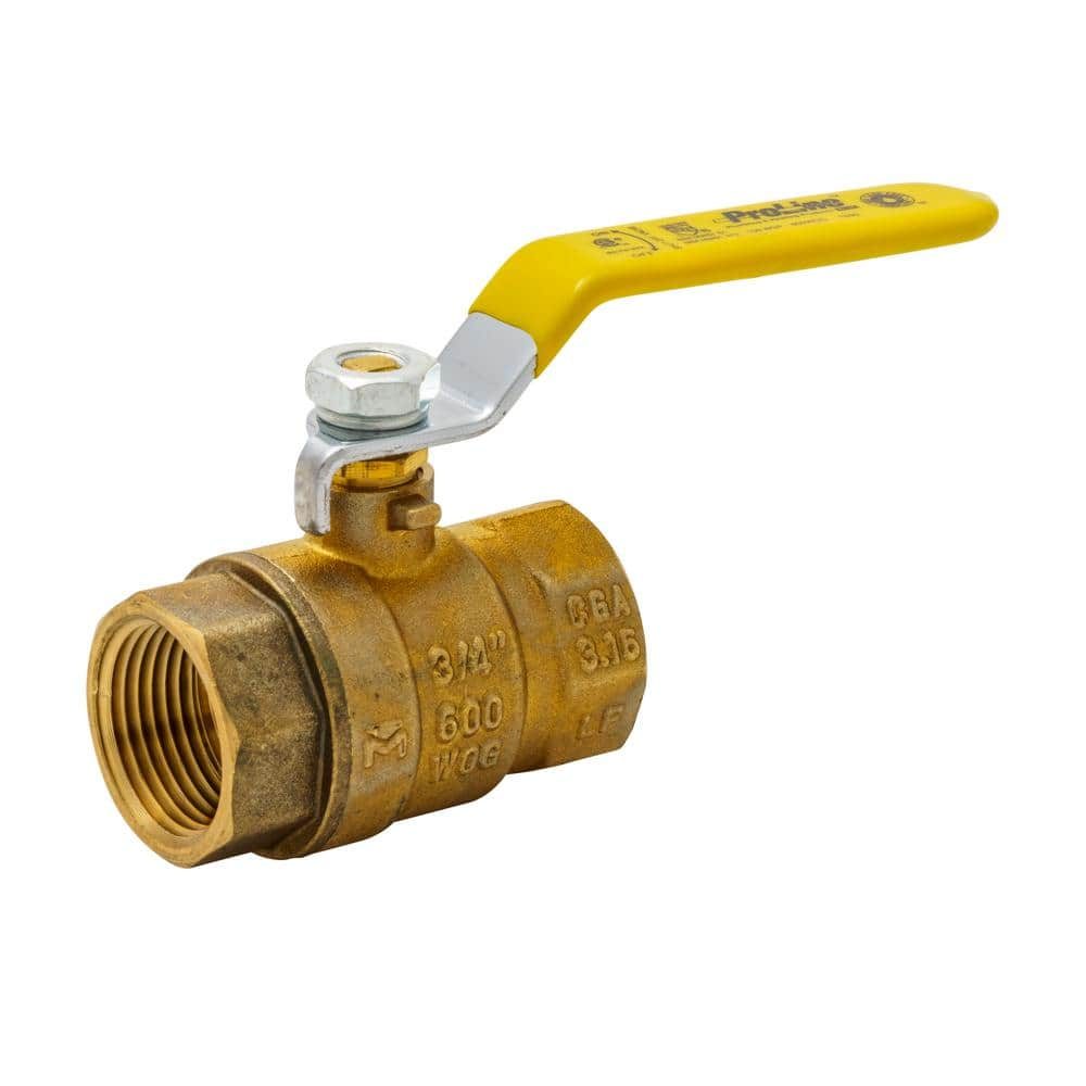 ProLine Series 3/4 in. x 3/4 in. Brass FIP Full Port Ball Valve 107 ...