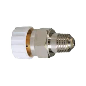 1/8 in. MIP Automatic Air Vent Valve with Plastic Knob Heat Regulator Valve in Chrome Plated Steel