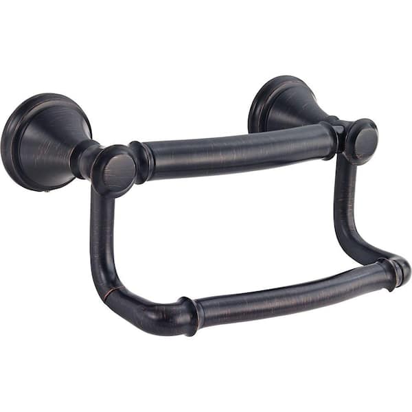 Delta Decor Assist Traditional Toilet Paper Holder with Assist Bar in Venetian Bronze