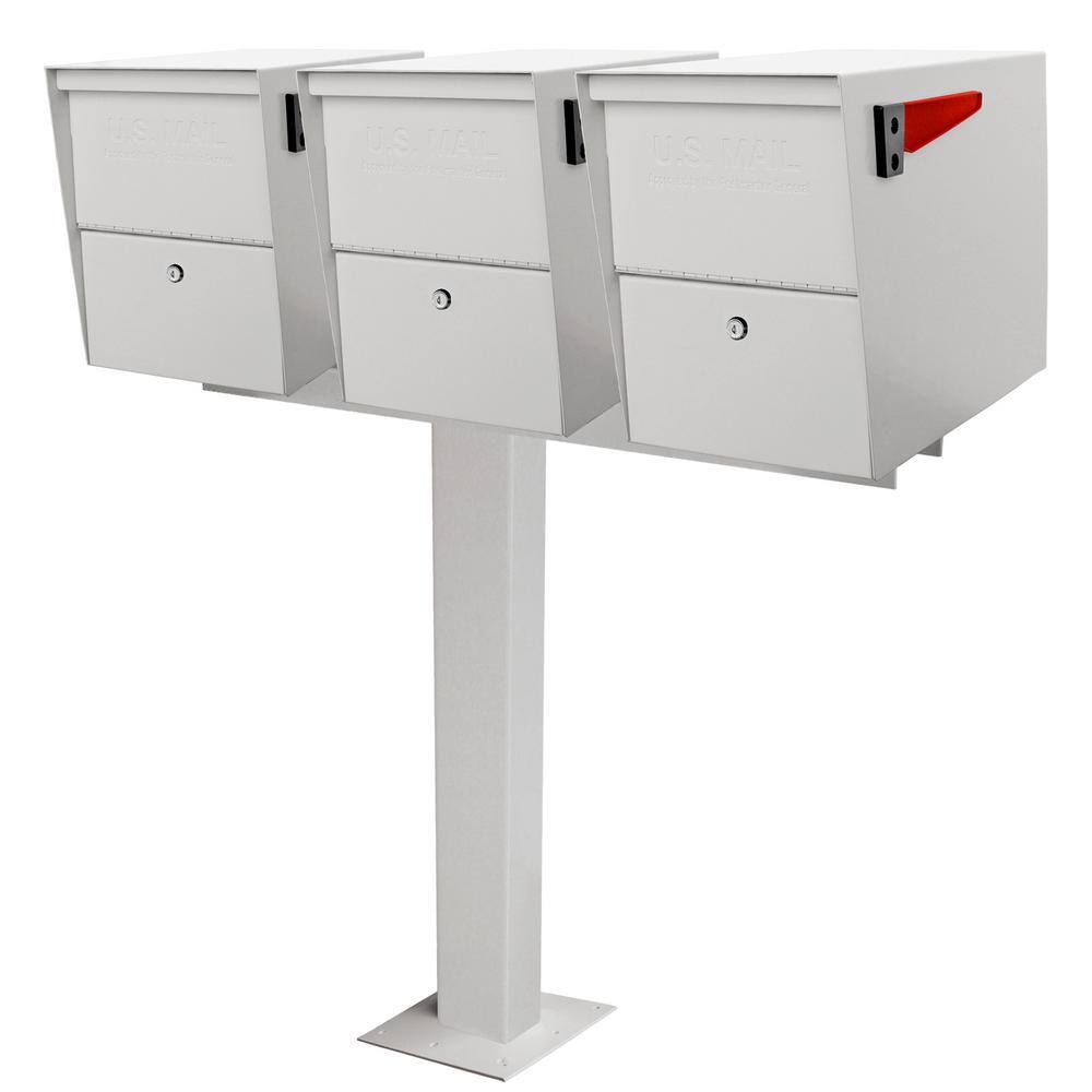 Mail Boss Mail Manager Locking PostMount Mailbox with High Security